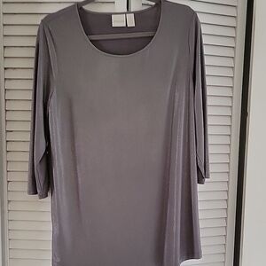 Elegant Grey Women's Top